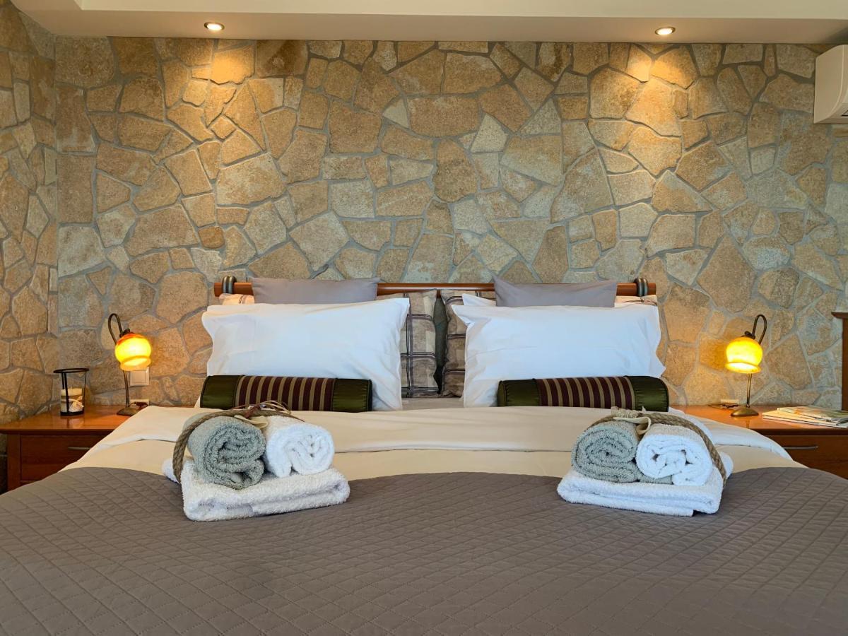 Doormat# Wait 'N Sea, Jacuzzi, Luxury Stone House Apartamento Epanomí Exterior foto
