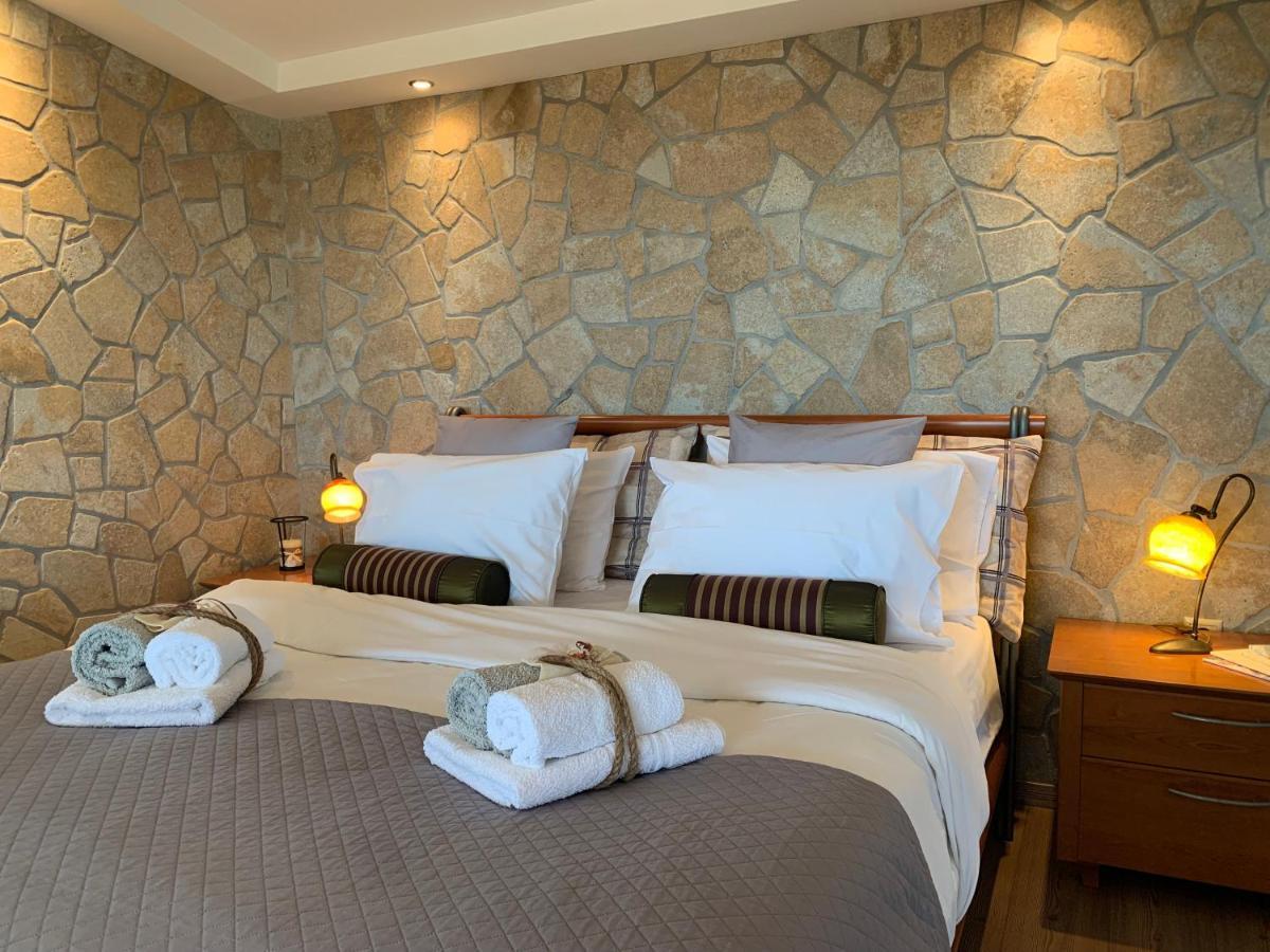 Doormat# Wait 'N Sea, Jacuzzi, Luxury Stone House Apartamento Epanomí Exterior foto