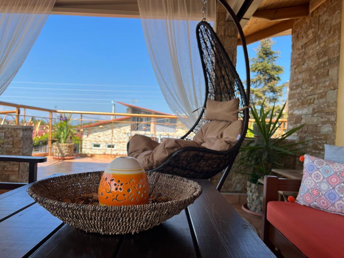 Doormat# Wait 'N Sea, Jacuzzi, Luxury Stone House Apartamento Epanomí Exterior foto