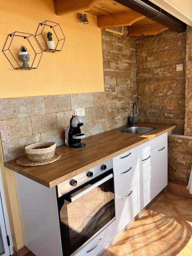 Doormat# Wait 'N Sea, Jacuzzi, Luxury Stone House Apartamento Epanomí Exterior foto