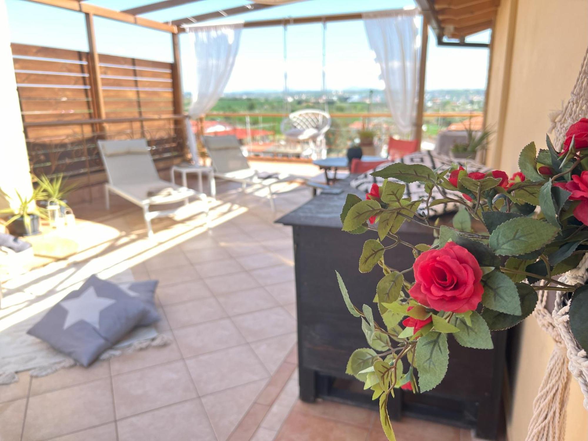Doormat# Wait 'N Sea, Jacuzzi, Luxury Stone House Apartamento Epanomí Exterior foto